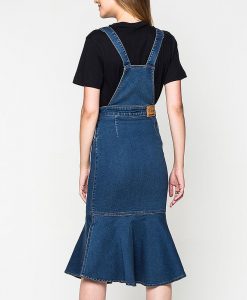 ชุดเอี๊ยมกระโปรง Flared-hem Slim-fit Midi