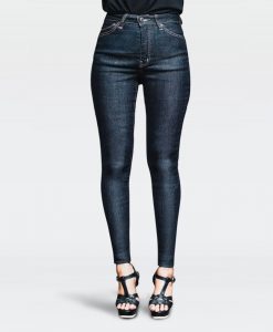 กางเกงยีนส์ผู้หญิงทรง Skinny High Waist รุ่น Cool&Dry