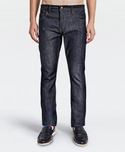 กางเกงยีนส์ผ้าดิบ PINK SELVEDGE DENIM