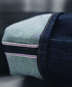 กางเกงยีนส์ผ้าดิบ PINK SELVEDGE DENIM