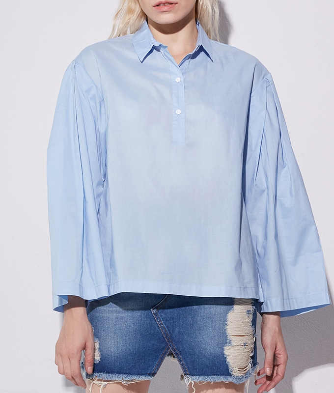 BJ Jeans Collections Young Miss เสื้อเชิ้ตแขนบาน รุ่น YMYL-052