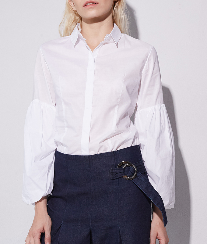 BJ Jeans Collections Young Miss เสื้อเชิ้ตแขนบาน รุ่น YMYL-048
